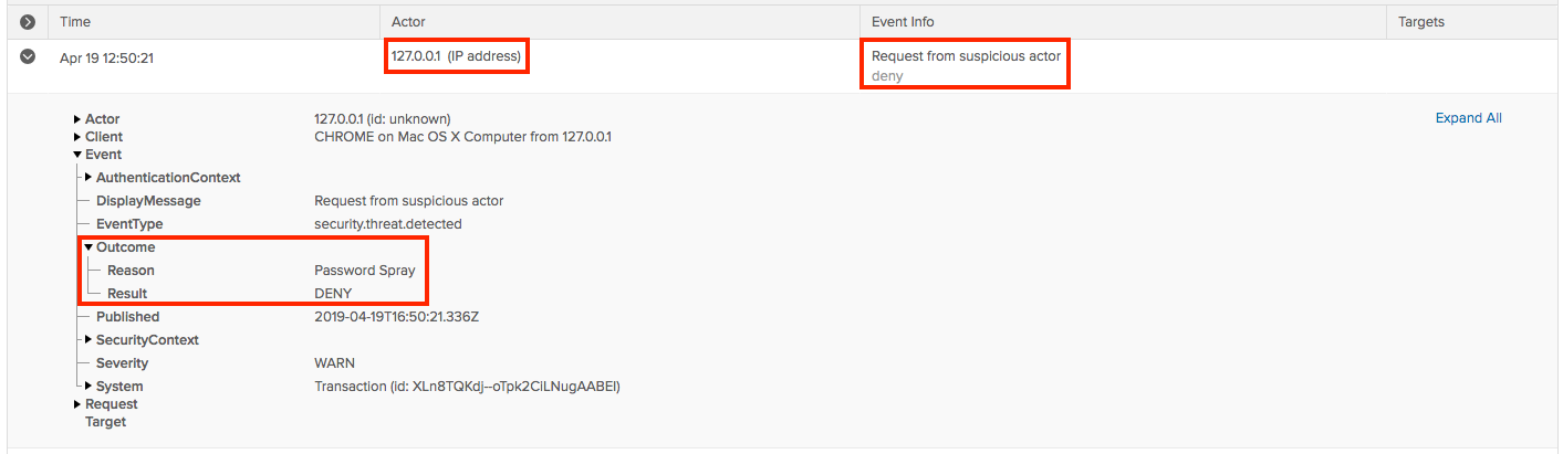 Threat Insight Log