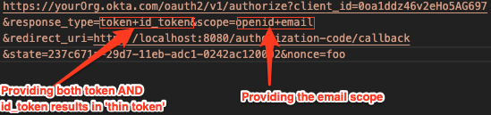 /authorize request