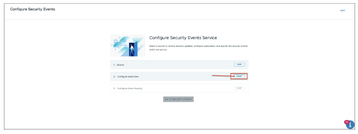 Configure Security Events