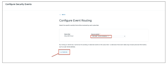 Configure Event Routing