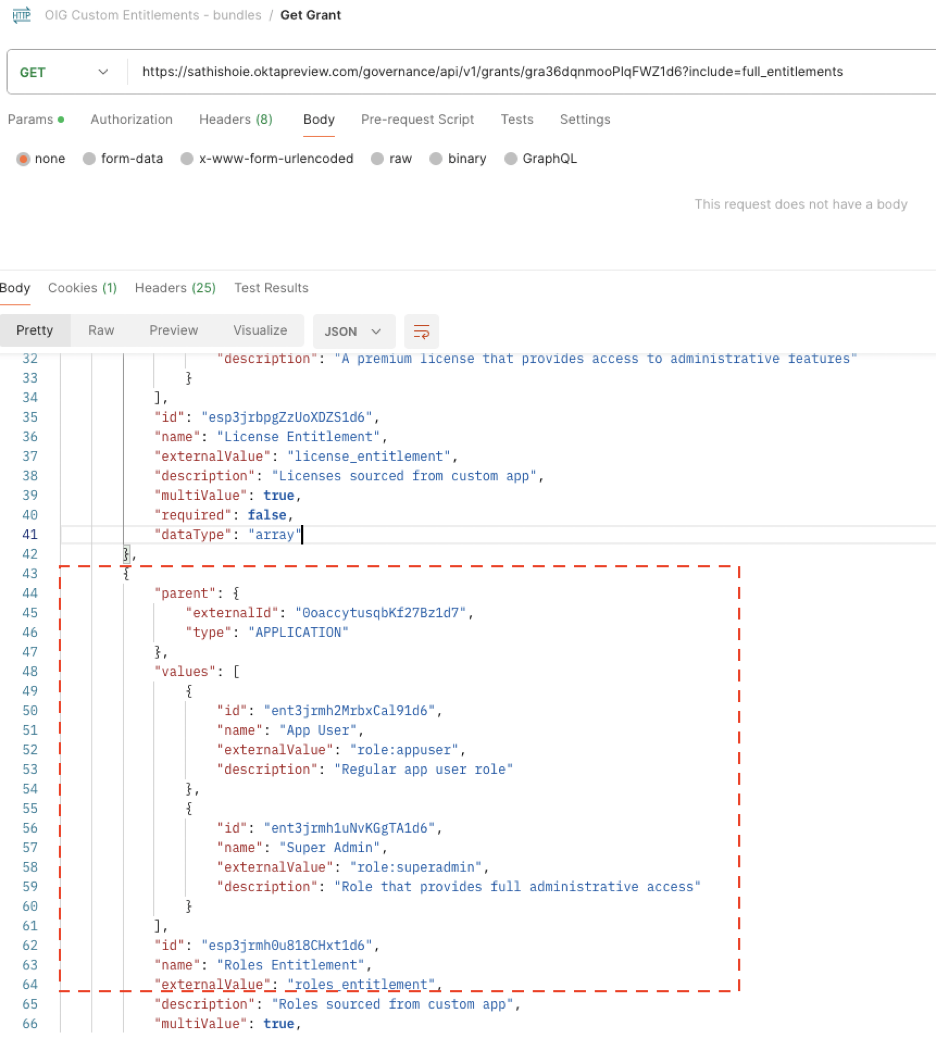 GetGrant API