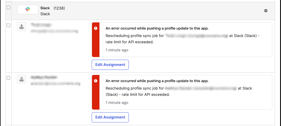 Rate Limit Exceeded Error