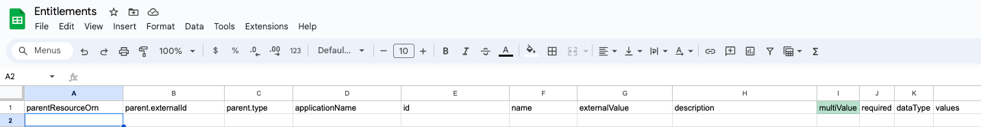 Google Sheet