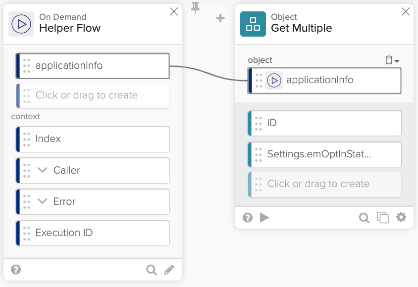 Helper flow