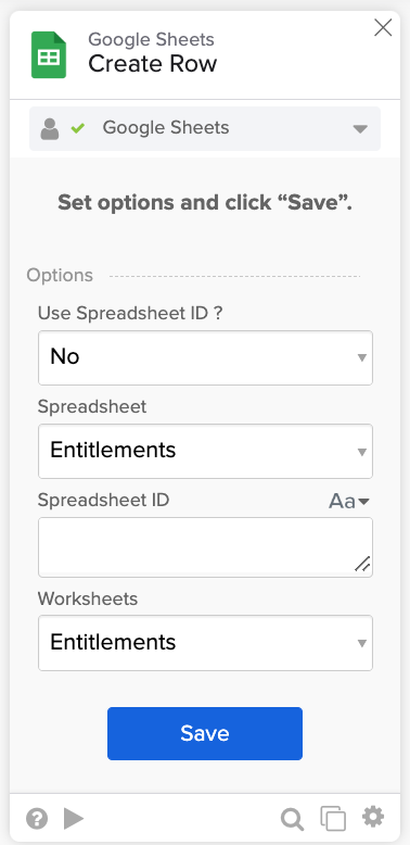 Create Row