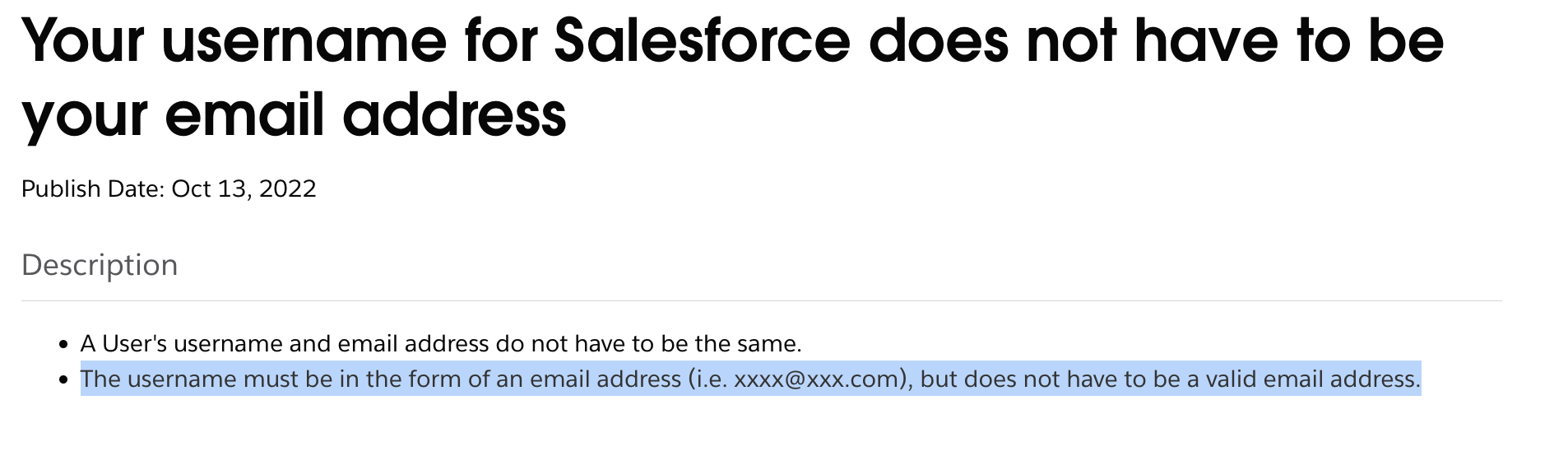 Salesforce product requirement