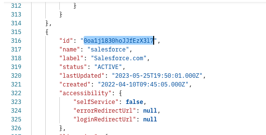 List Apps API Call