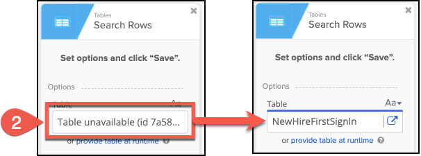 Search Rows
