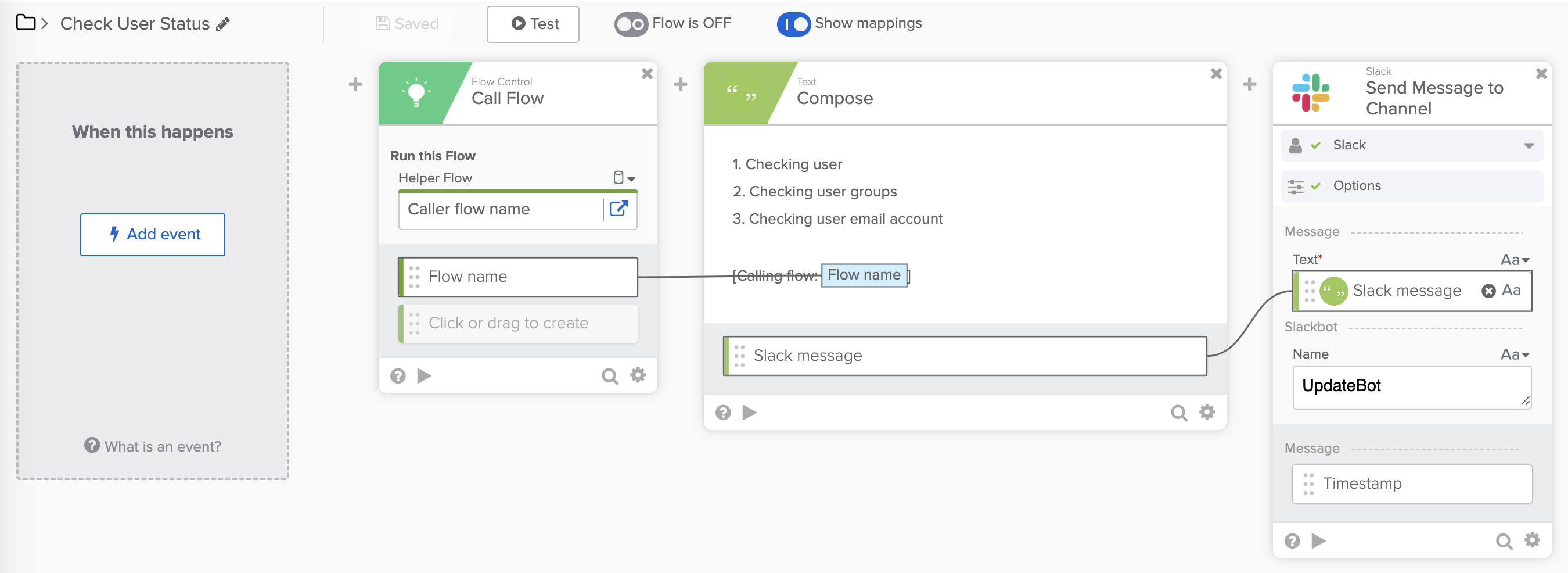 Reusable helper flow to get the calling flow name