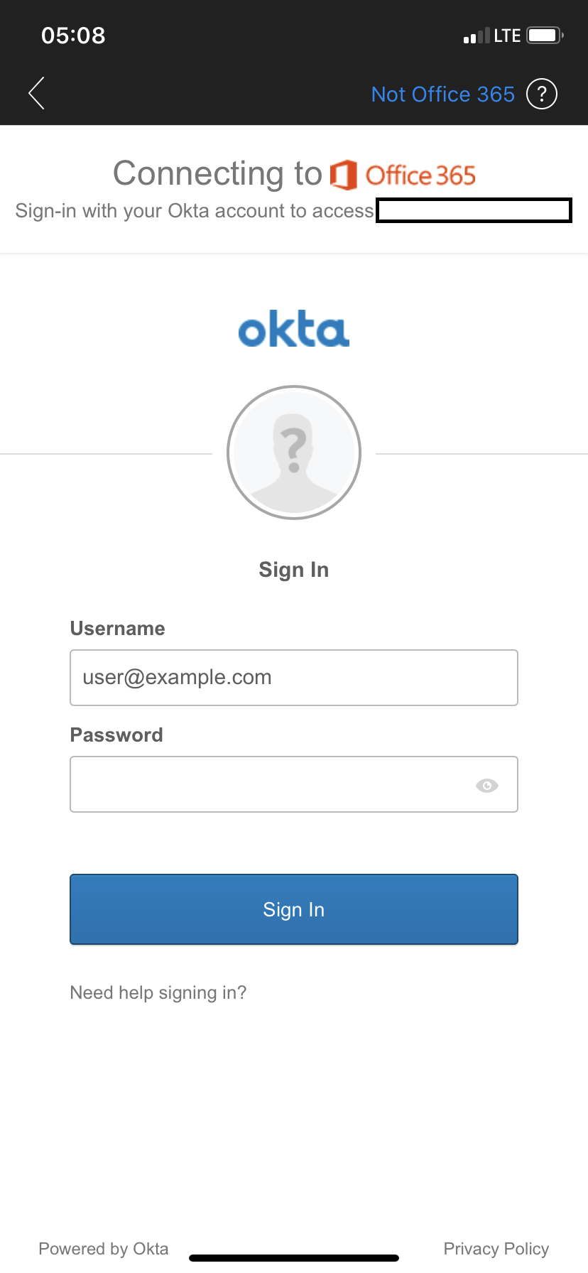 Authenticate with Okta