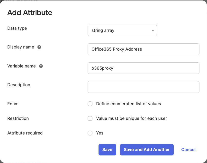 Add Attribute