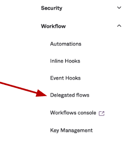 Workflows console