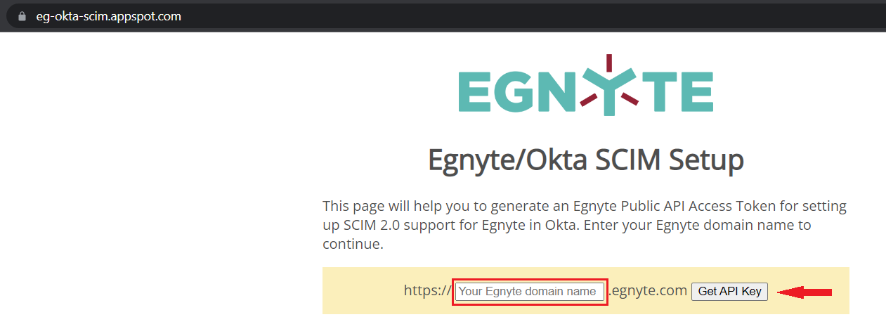 Egnyte/Okta SCIM Setup