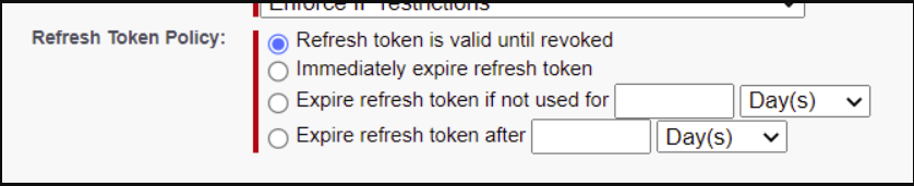 Refresh Token Policy