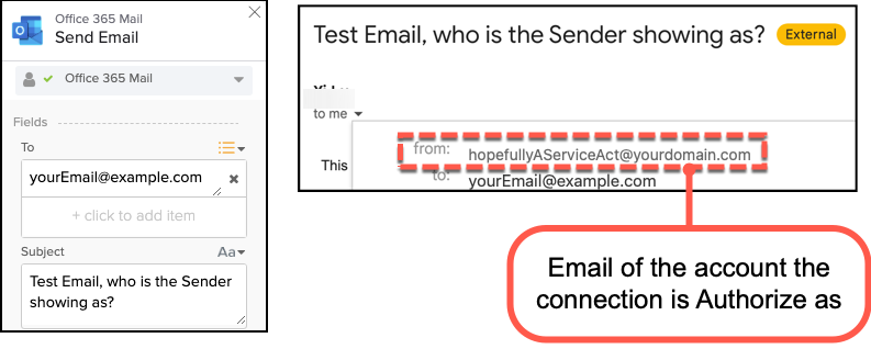 O365 Mail Example