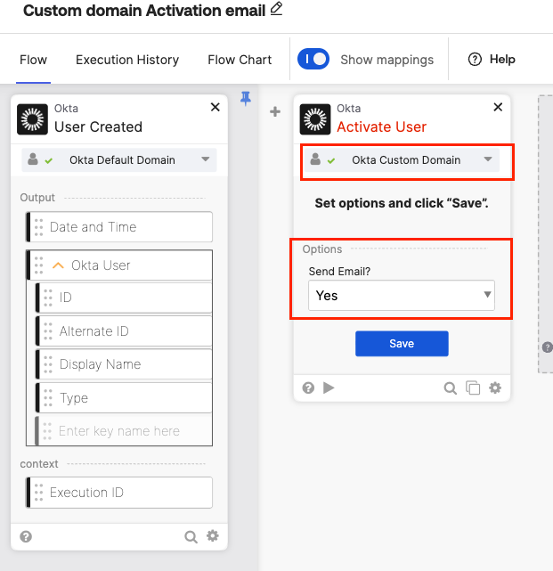 Custom domain Activation email