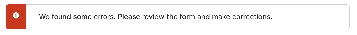 Error Message