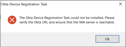 Okta Device Registration Task
