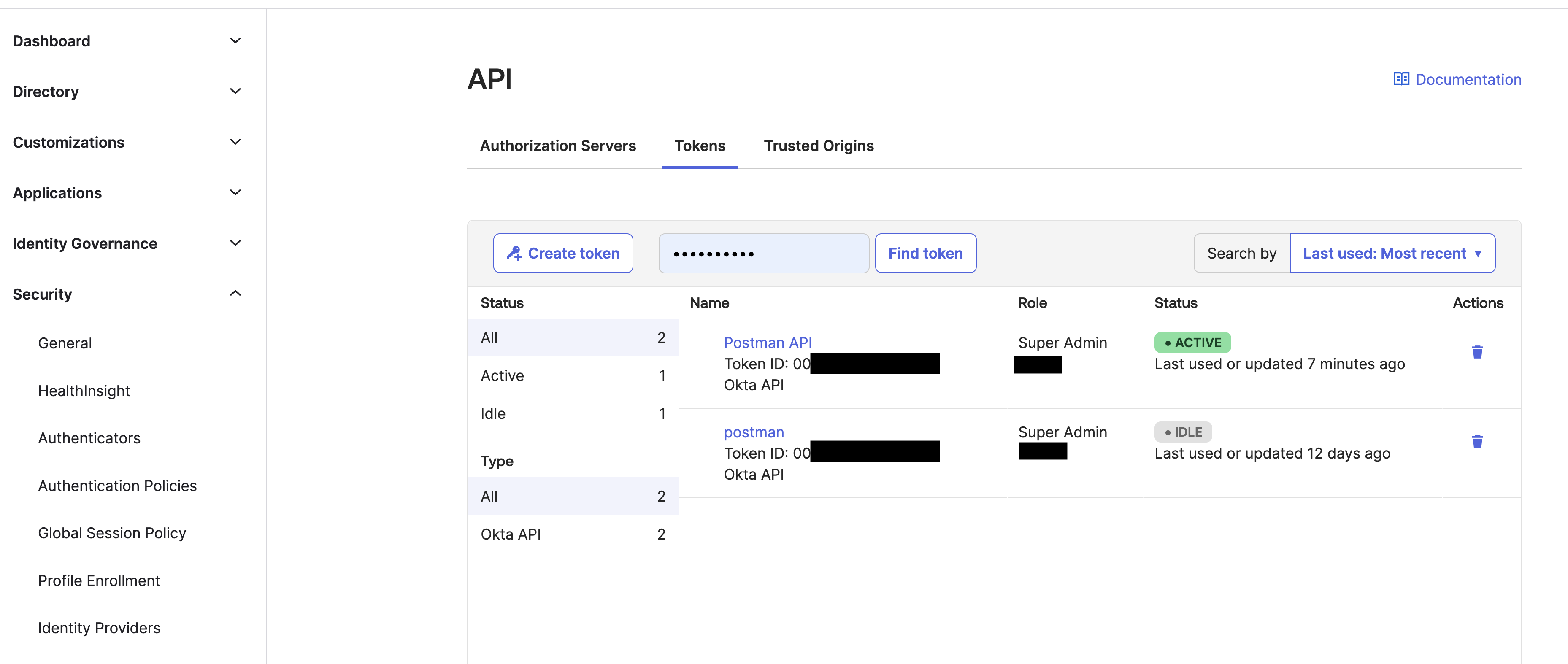 API