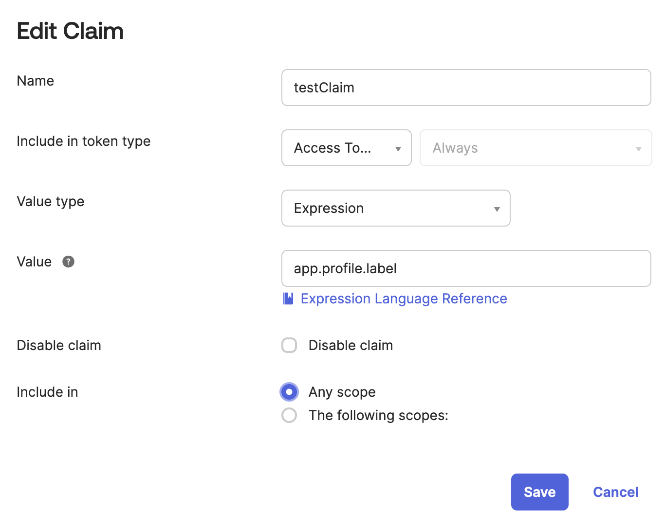 Edit Claim