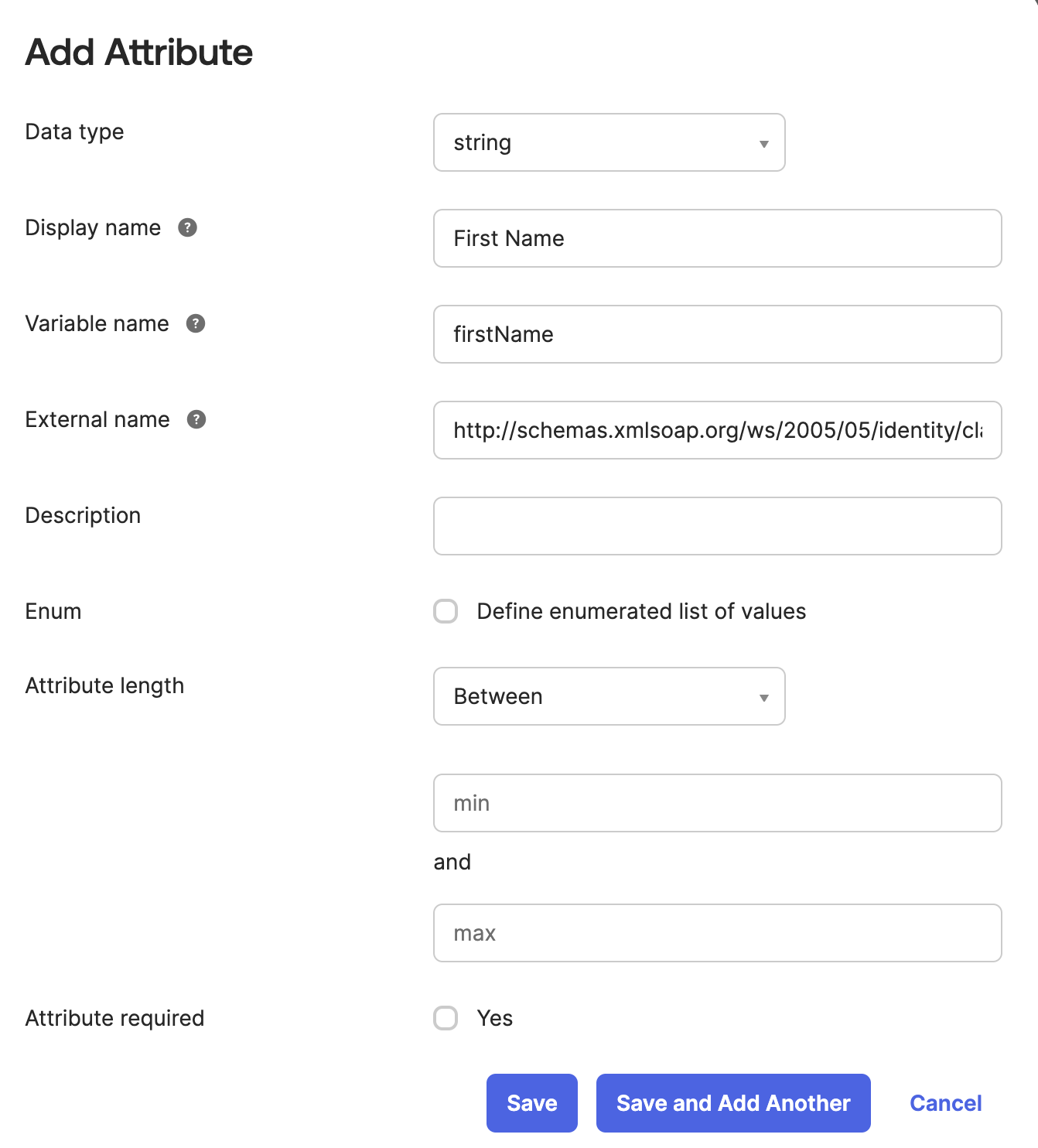Add attribute
