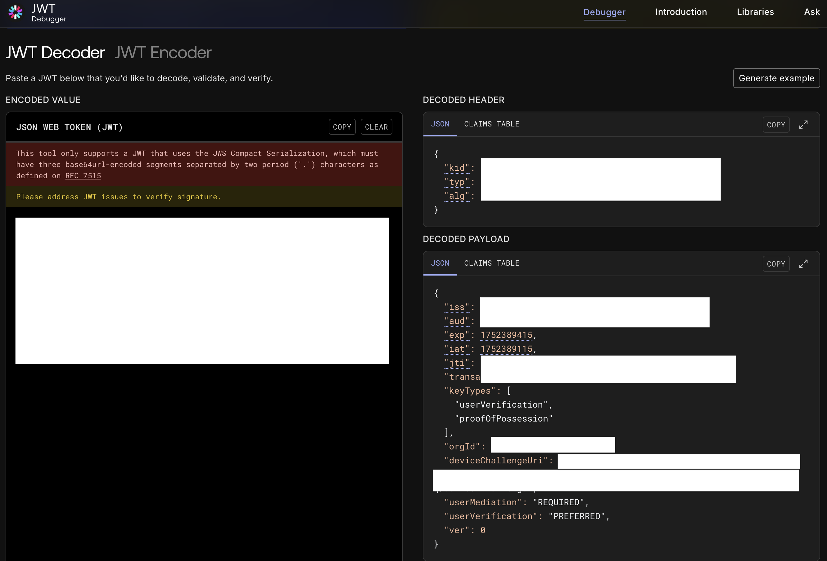 JWT Decoder