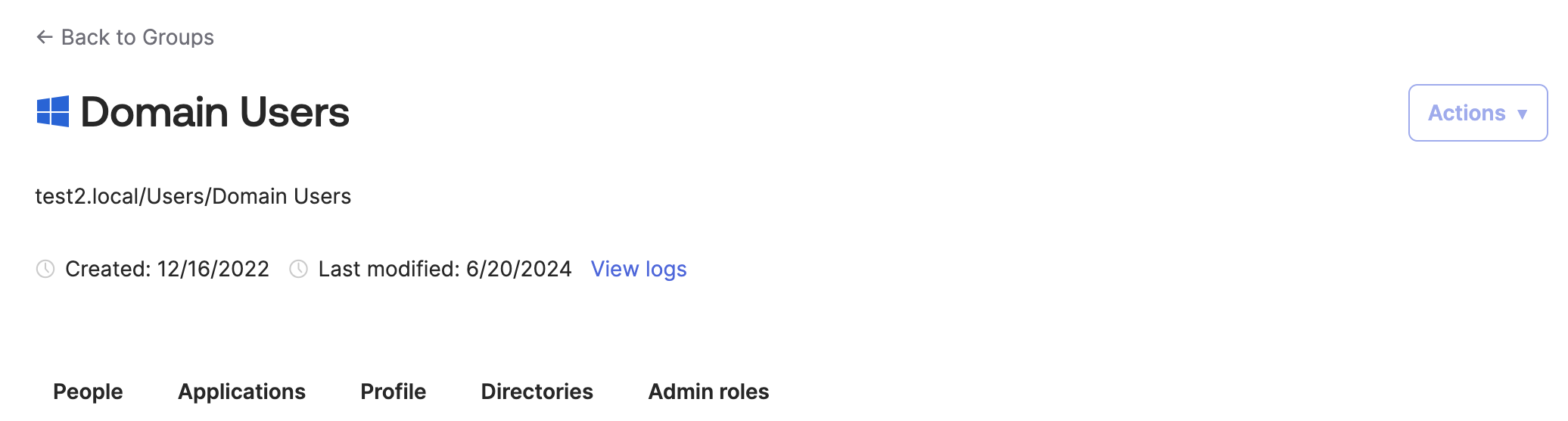Domain Users