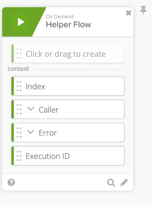 Helper flow