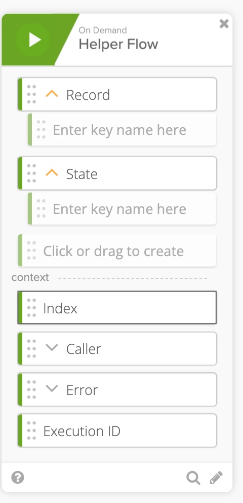 Helper flow