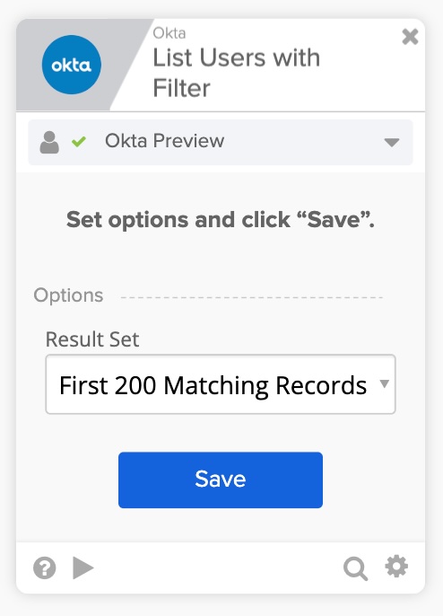 list users with filter