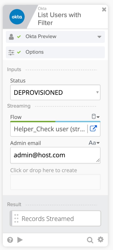 list users with filter