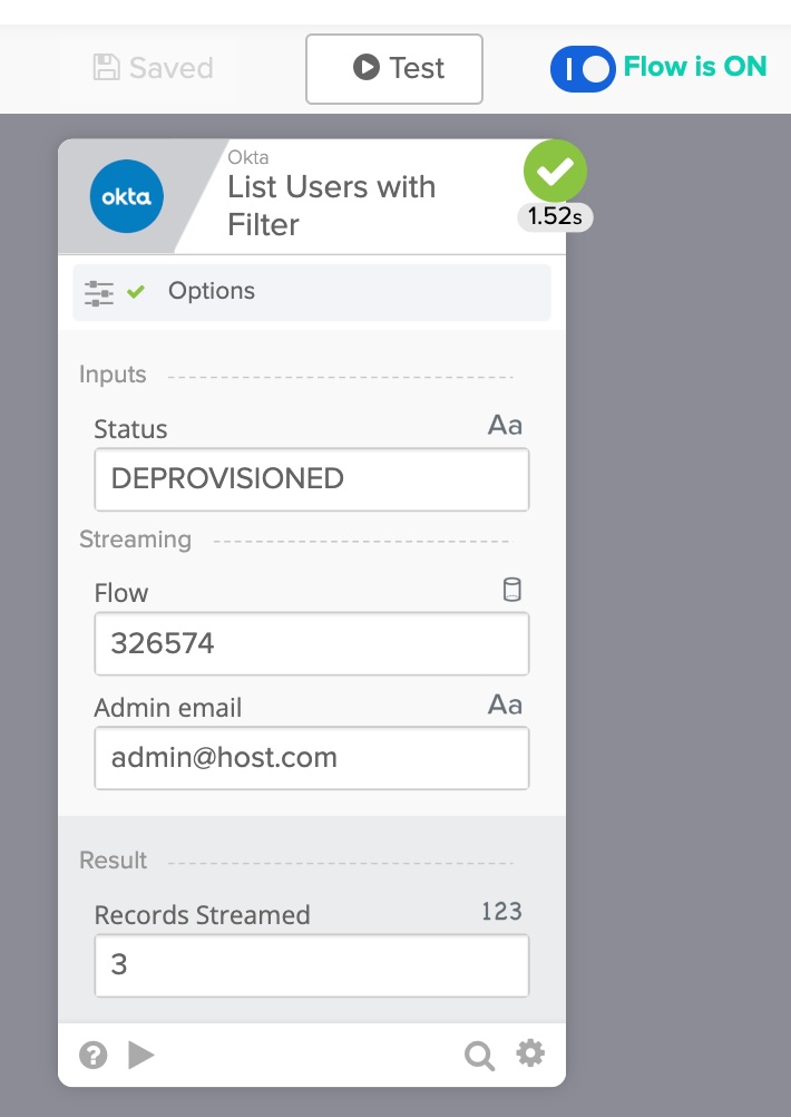 list users with filter