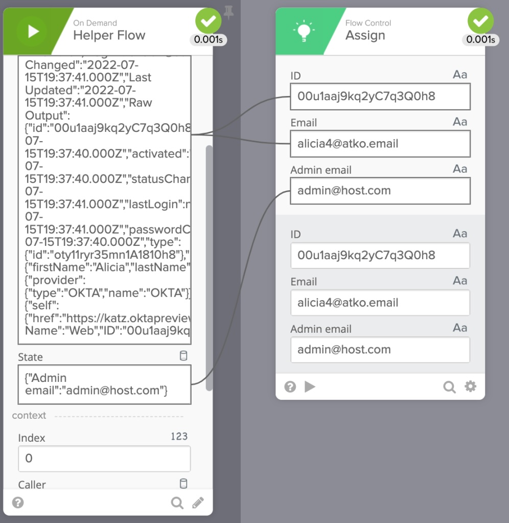 Helper flow