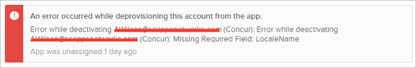 Error Message