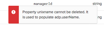 Error message