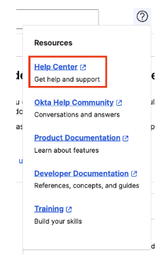 Okta Help Center Login