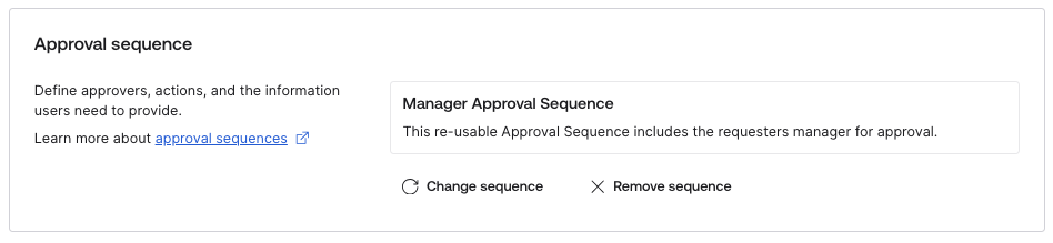 approval sequence