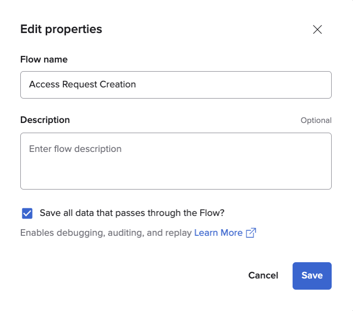 Edit properties