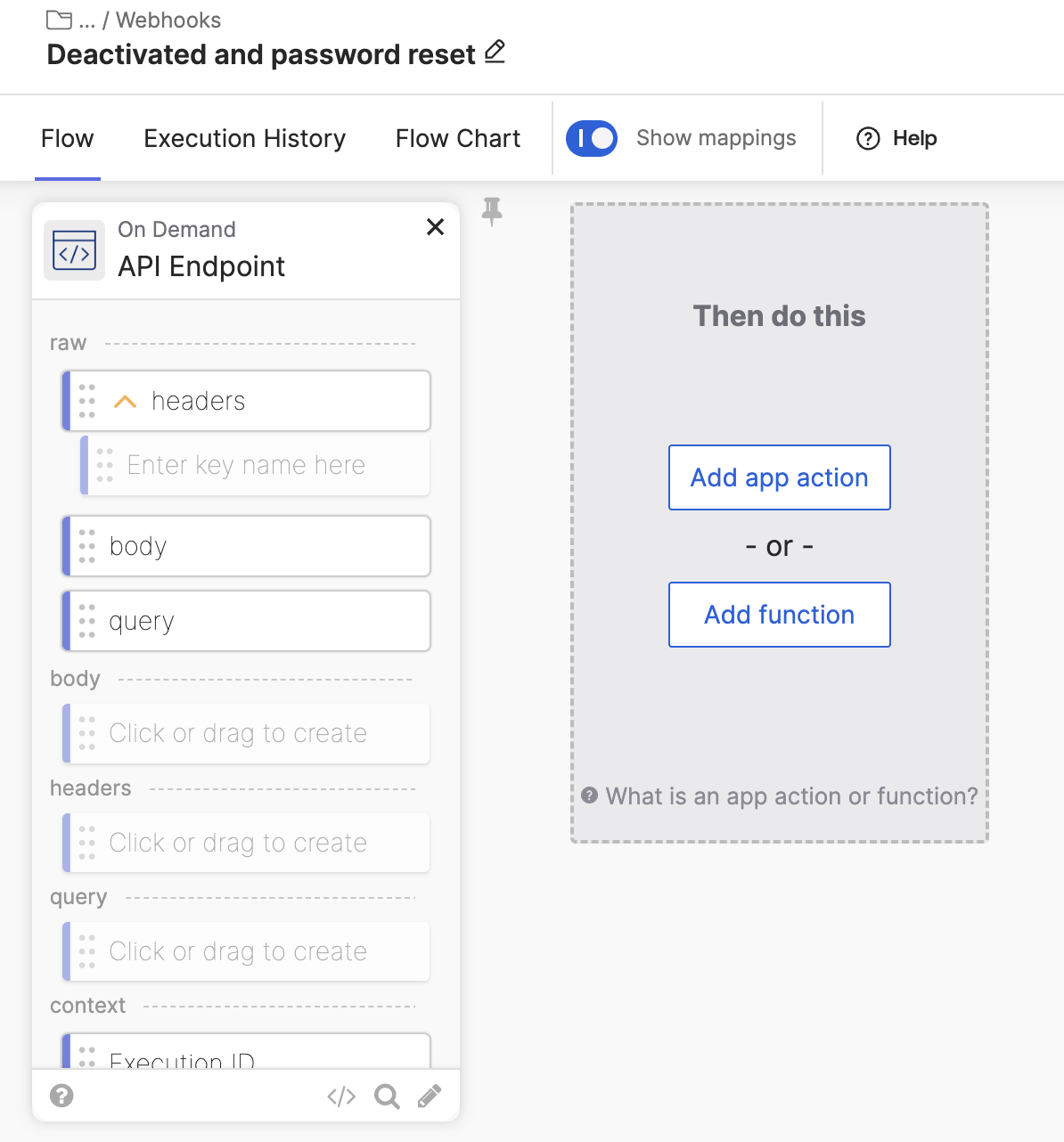 Flow with an API endpoint