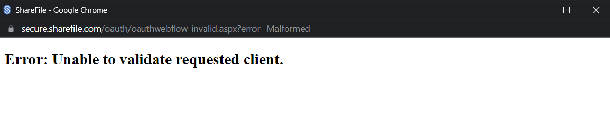 error