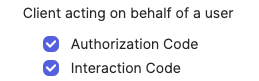 Client acting on behalf of a user
