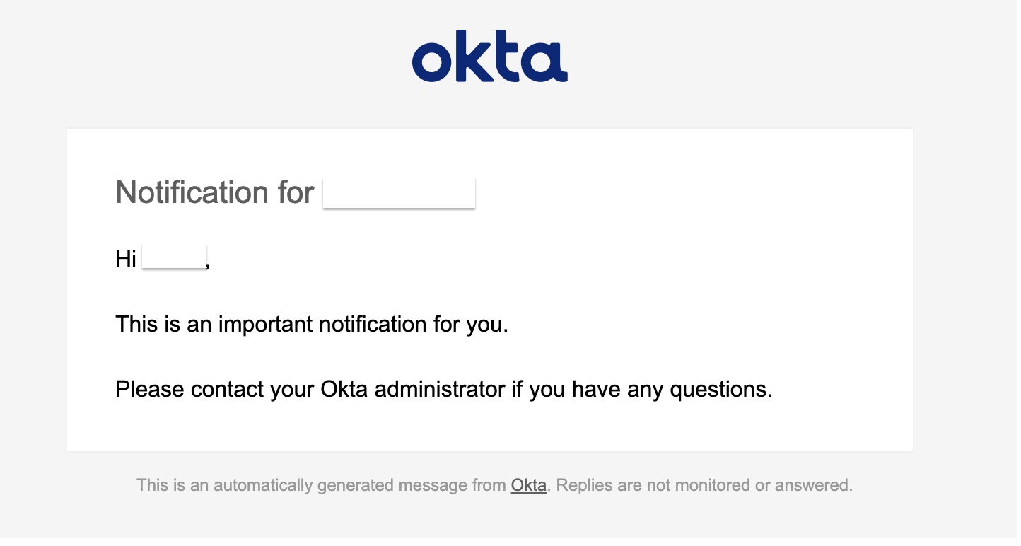 Notification