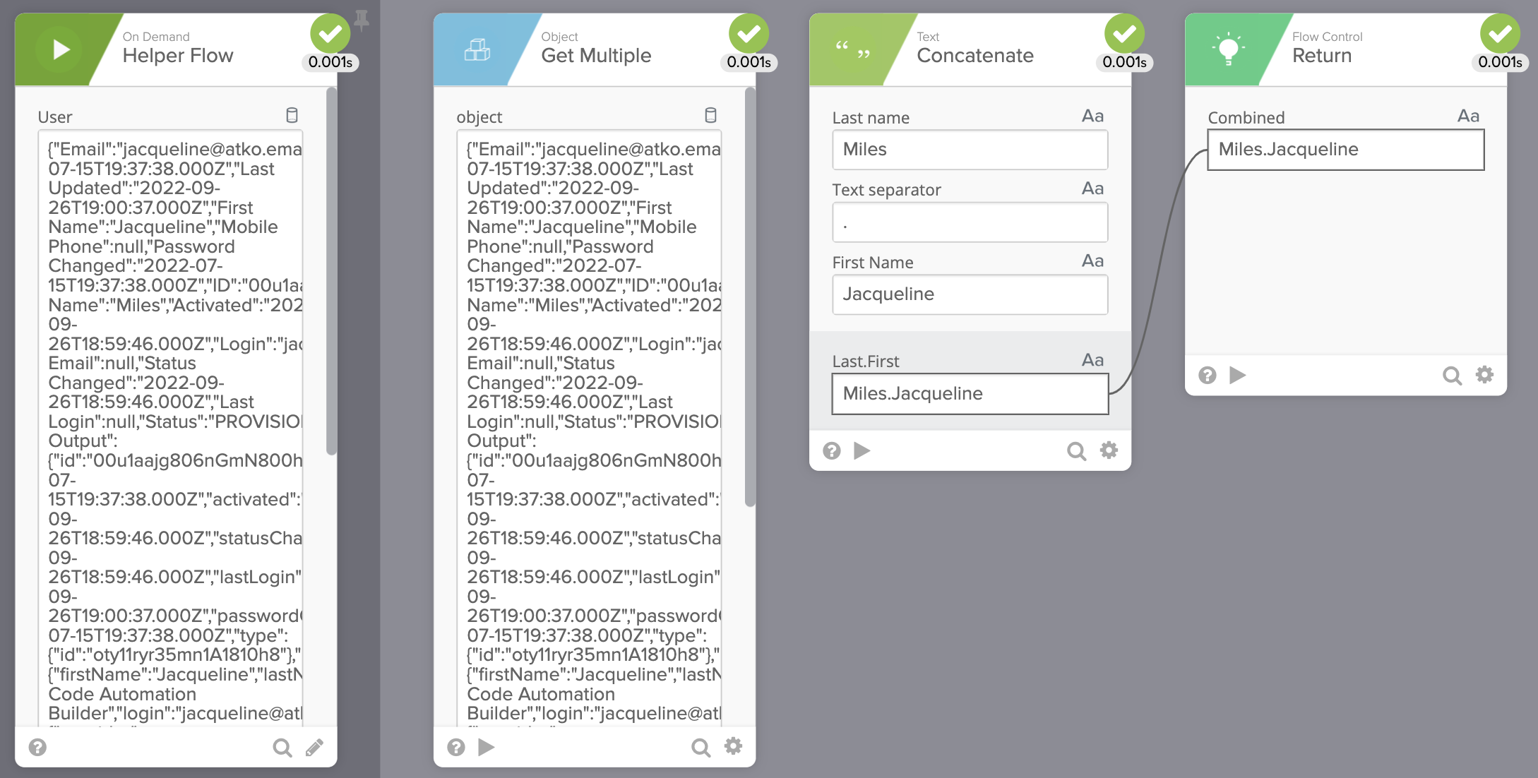 Helper flow