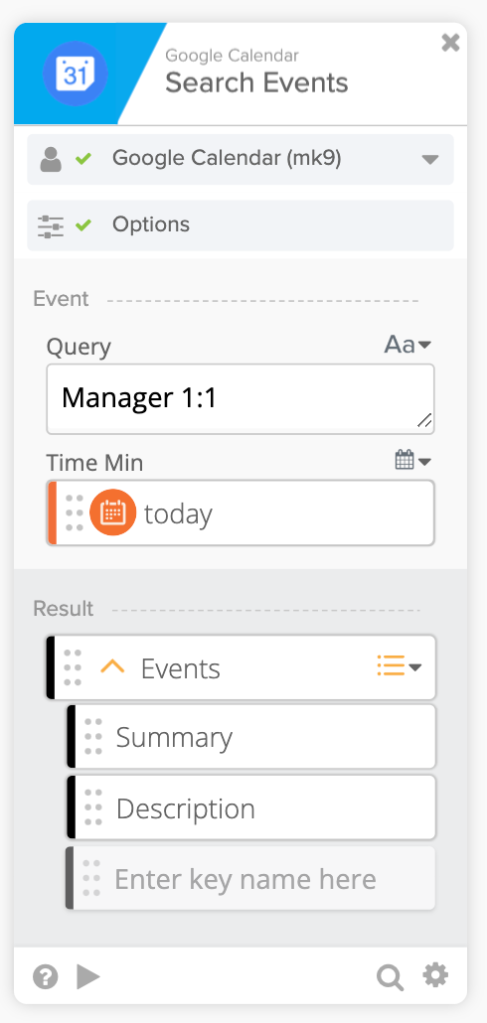 Search&nbsp;Events card
