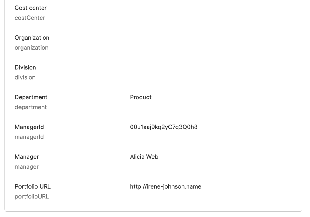 User Profile