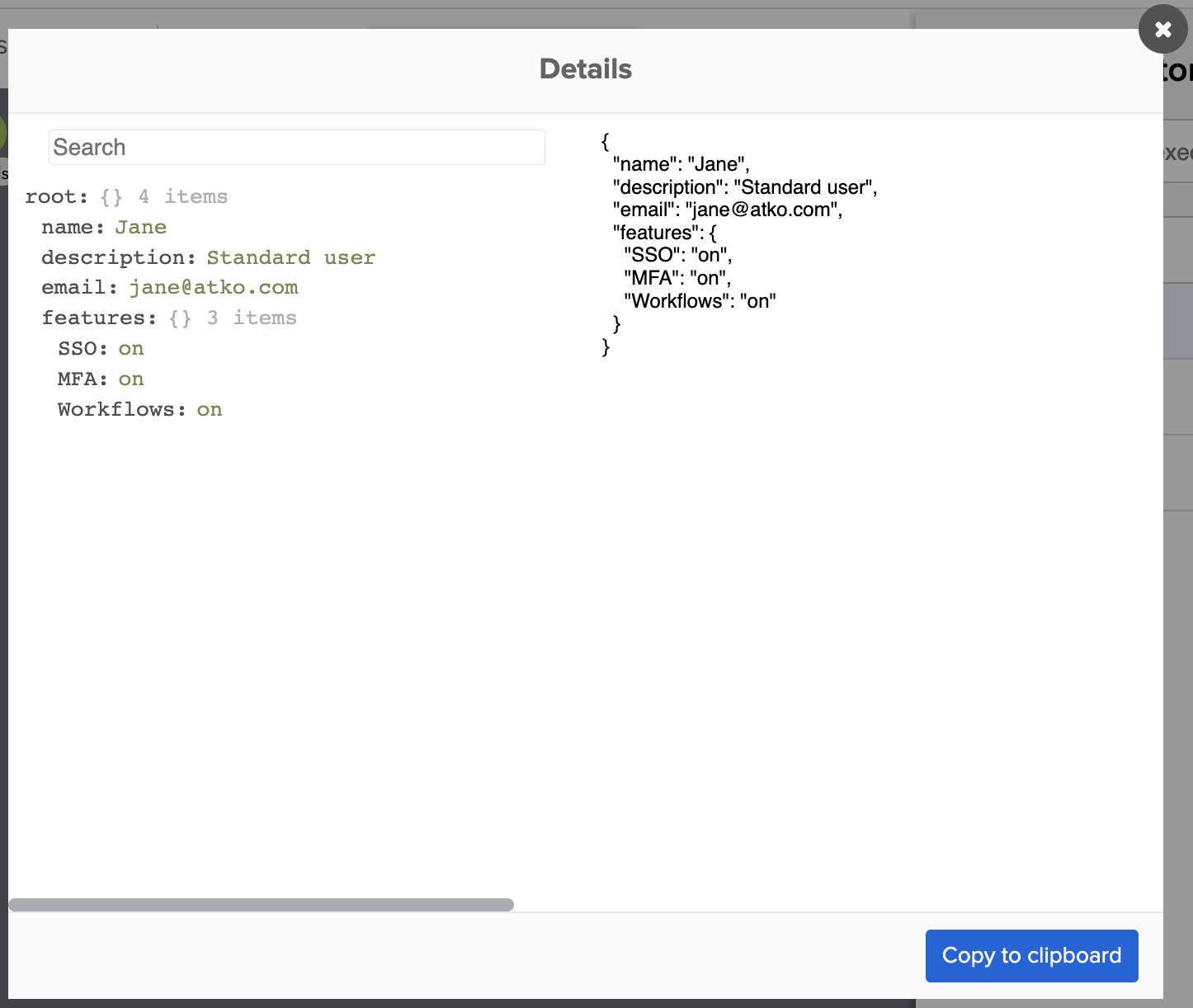 JSON objec