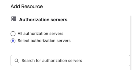 Select Authorization Server