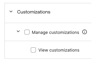 Permissions UI