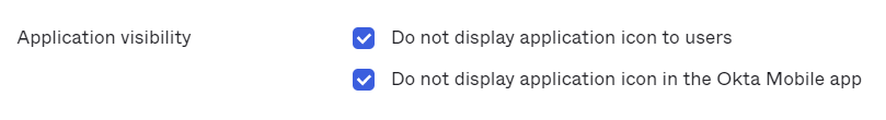 App visibility