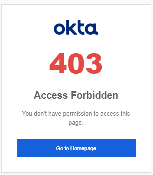 403 error
